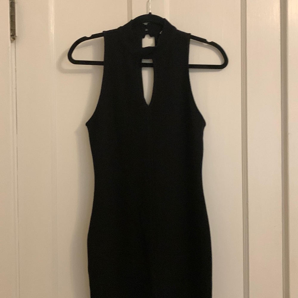 NWT Astr Black key hole dress